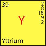 atome Yttrium